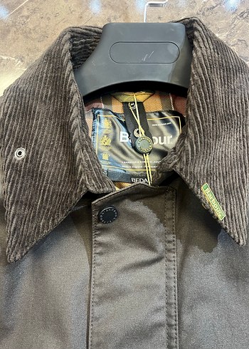 Unisex Barbour Bedale Yağlı Ceket - Görsel 2