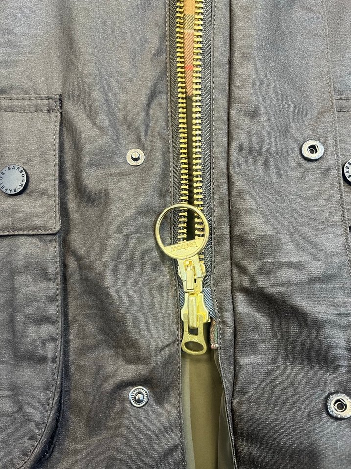 Unisex Barbour Bedale Yağlı Ceket - Görsel 4