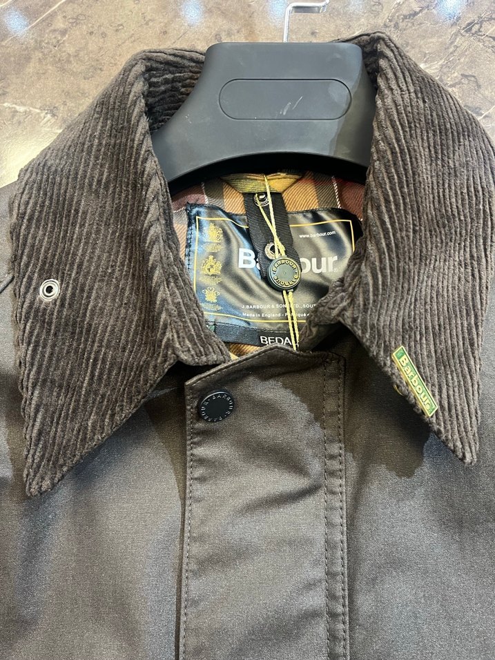 Unisex Barbour Bedale Yağlı Ceket - Görsel 2