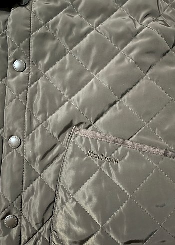 Barbour Capitone Ceket + Şal + Bere Set - Görsel 2