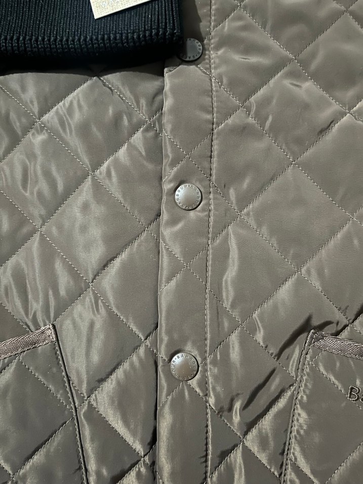 Barbour Capitone Ceket + Şal + Bere Set - Görsel 3