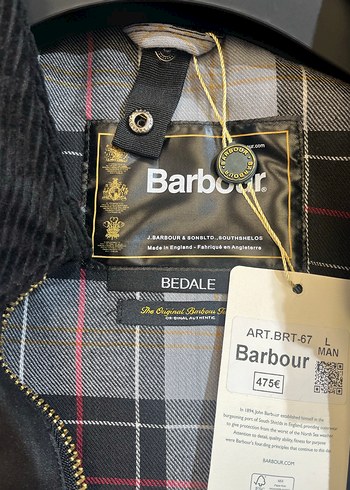 Barbour Bedale Siyah Ceket - Görsel 6