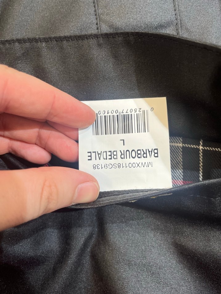 Barbour Bedale Siyah Ceket - Görsel 4