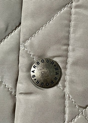 Barbour Bej Kapitone Düğmeli Ceket - Görsel 3