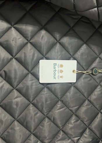 Barbour Gri Düğmeli Erkek Mont - Görsel 5