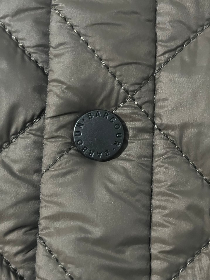 Barbour Gri Düğmeli Erkek Mont - Görsel 3