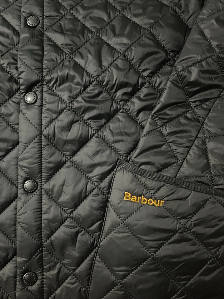 Siyah Barbour Kapitone Ceket - Görsel 2