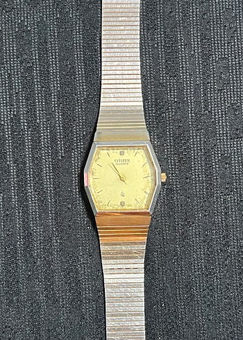 Altın Renk Vintage Citizen Erkek Saati - Görsel 2