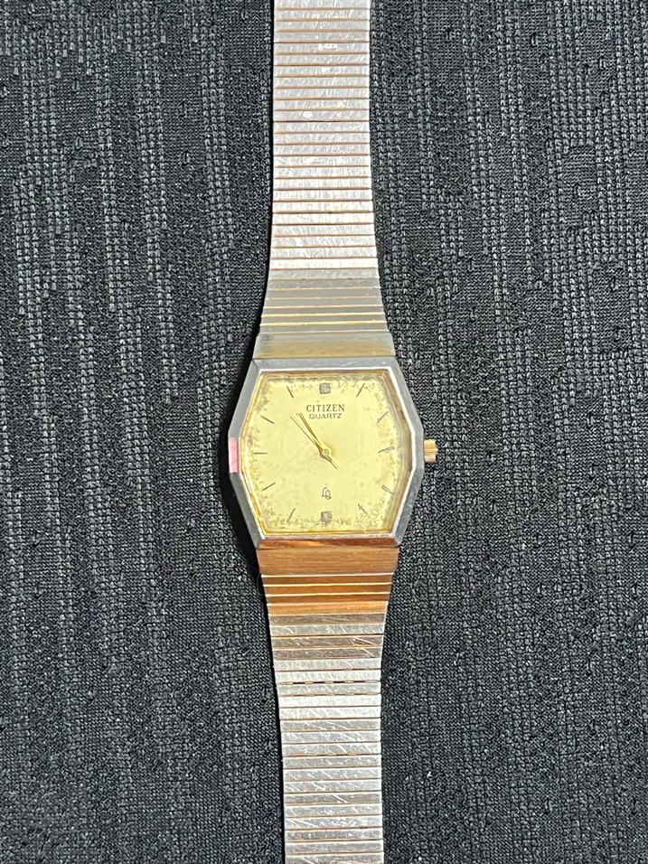 Altın Renk Vintage Citizen Erkek Saati - Görsel 2