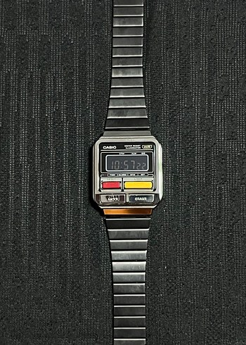 Siyah Casio Dijital Erkek Saat Vintage - Görsel 2