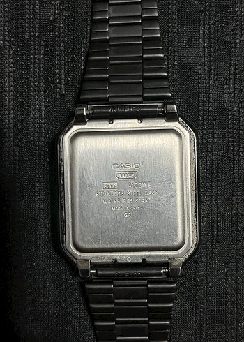 Siyah Casio Dijital Erkek Saat Vintage - Görsel 4