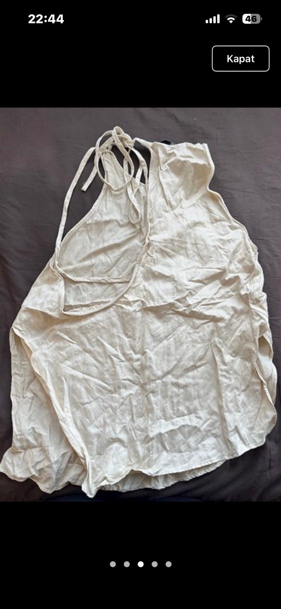 Sırt detaylı bluz - Görsel 3