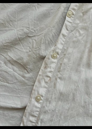 Oversize beyaz gömlek - Görsel 7