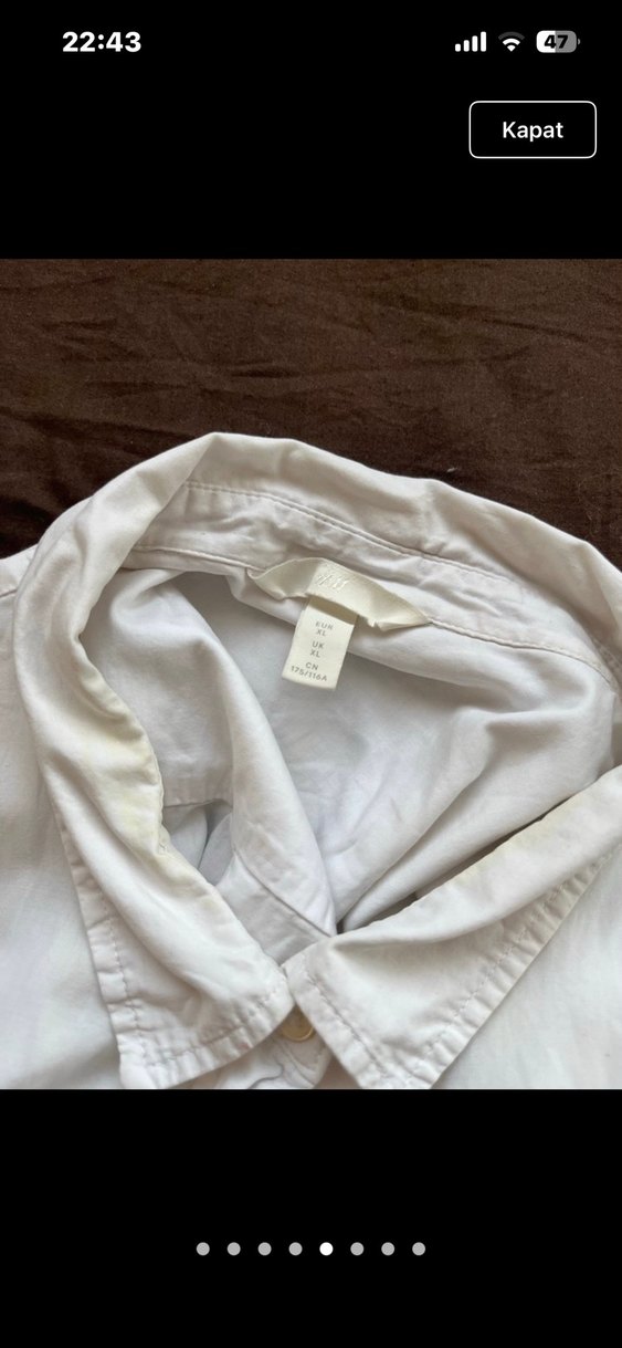 Oversize beyaz gömlek - Görsel 5