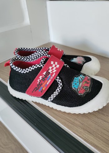 Renkli Erkek Bebek İlk Adım Ayakkabısı Velcro