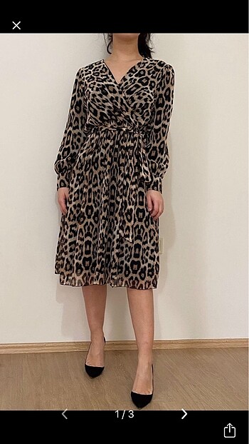 Leopar elbise