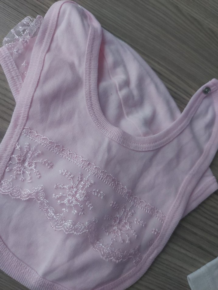 Dantel Detaylı Pembe Bebek Hastane Çıkışı - Görsel 5