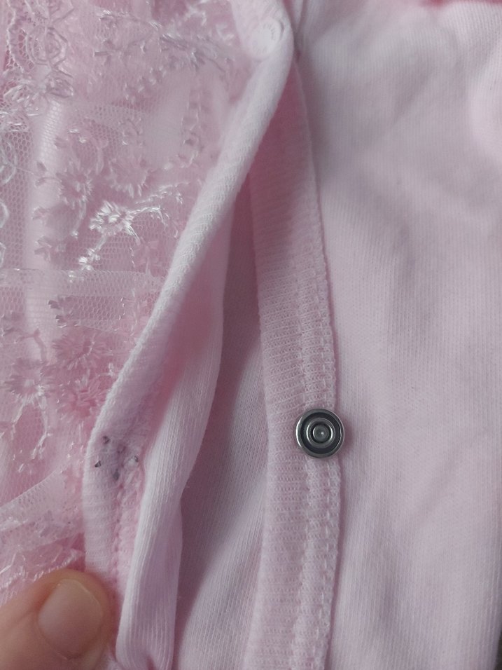 Dantel Detaylı Pembe Bebek Hastane Çıkışı - Görsel 3