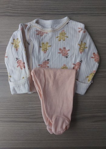 Pembe Bebek Kız Uzun Kollu Takım - Görsel 2