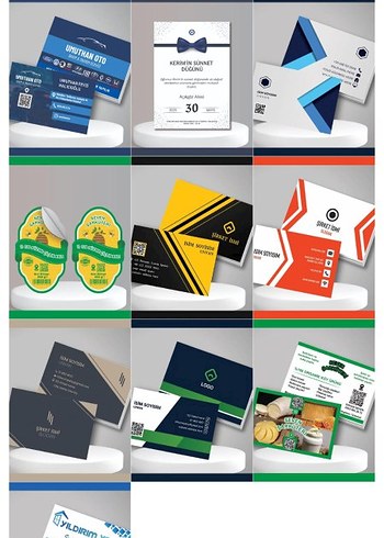 ETİKET KARTVİZİT LOGO BROŞÜR ÇANTA VS. - Görsel 2