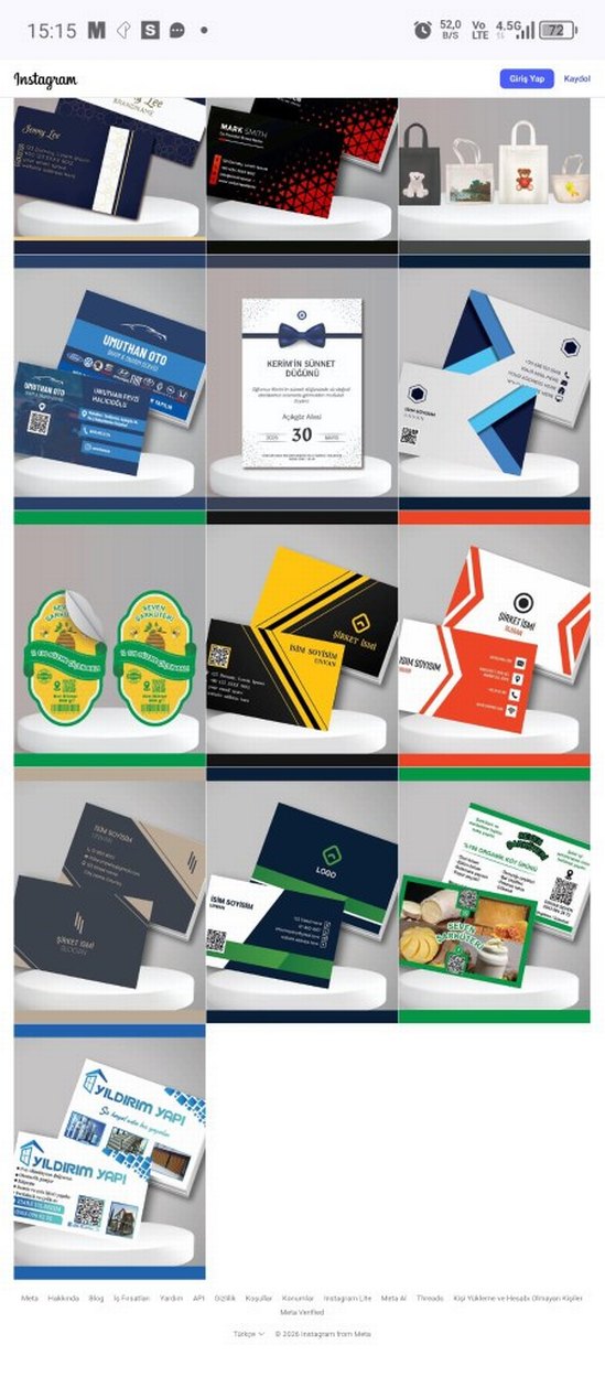 ETİKET KARTVİZİT LOGO BROŞÜR ÇANTA VS. - Görsel 2