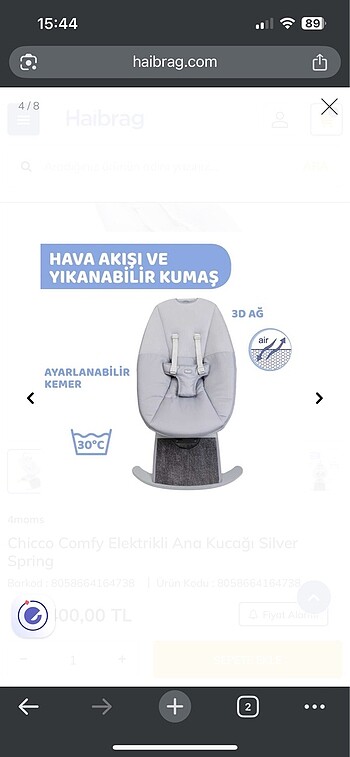 Chicco ana kucağı - Görsel 7