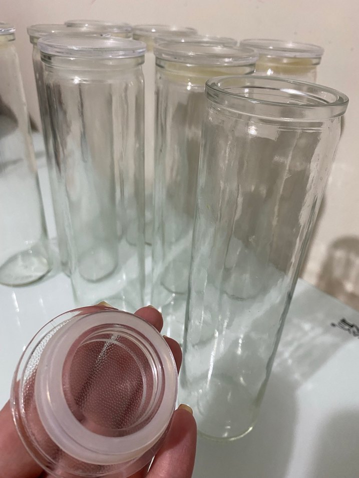 Şeffaf Uzun Cam baharat seti - Görsel 3