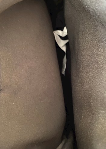 Zincir Detaylı Siyah Deri Çanta - Görsel 3