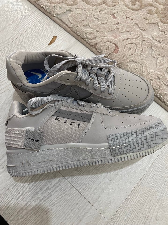 Gri Nike Kadın Spor Ayakkabı - Görsel 2