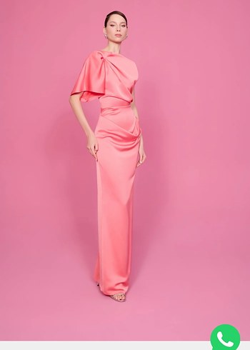 happy to wear mercan rengi abiye elbise