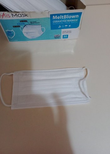 Mis Mask MeltBlown Cerrahi Yüz Maskesi 12 tane var - Görsel 3