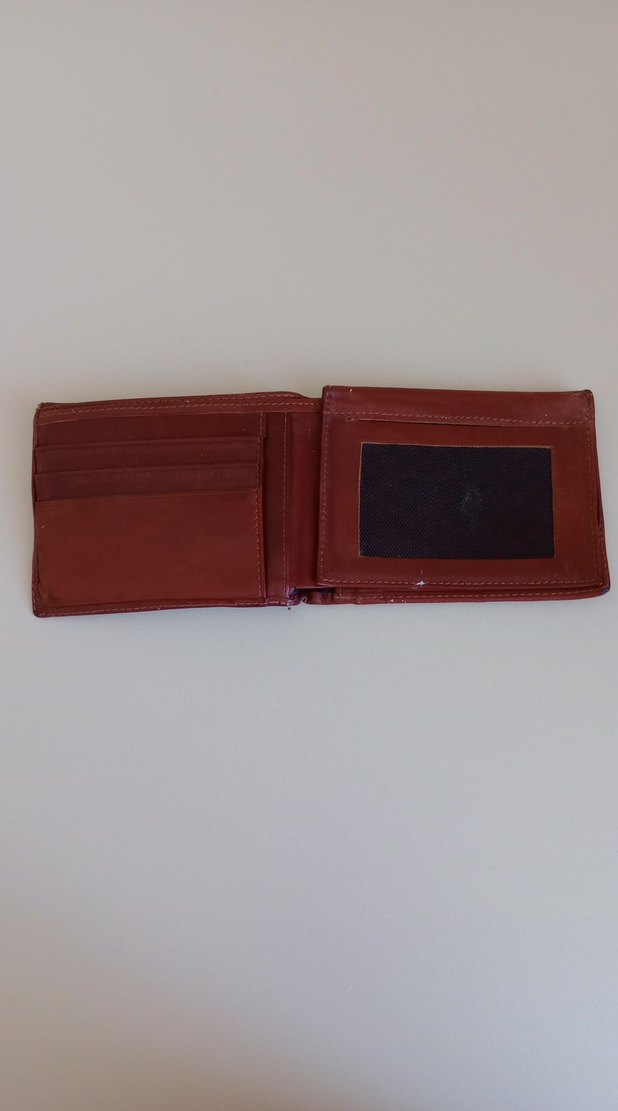 Kahverengi Hakiki Deri Erkek Cüzdan - Görsel 2