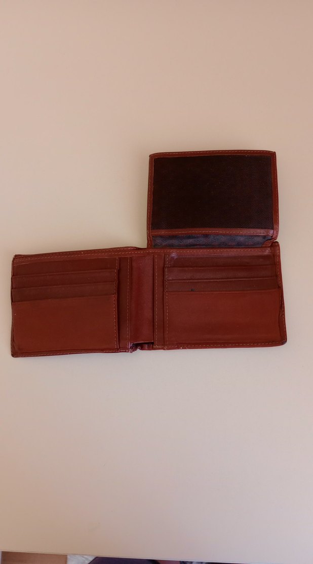 Kahverengi Hakiki Deri Erkek Cüzdan - Görsel 4