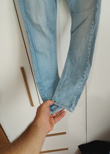 38 Beden mavi Renk Kadın Kot Pantolon