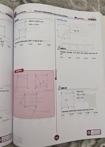 2021 Benim Hocam TYT-AYT Geometri Video Ders Defteri - Görsel 4