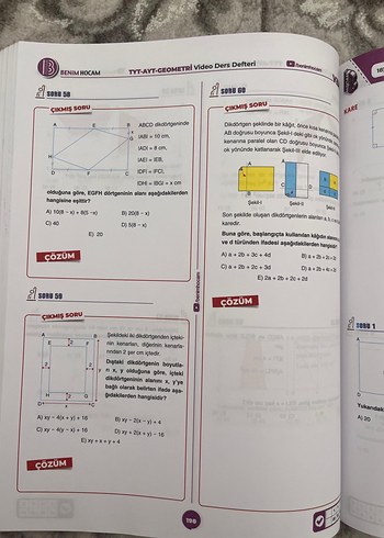 2021 Benim Hocam TYT-AYT Geometri Video Ders Defteri - Görsel 5