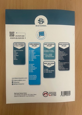 Matematik AYT Soru Bankası bilgi sarmalı