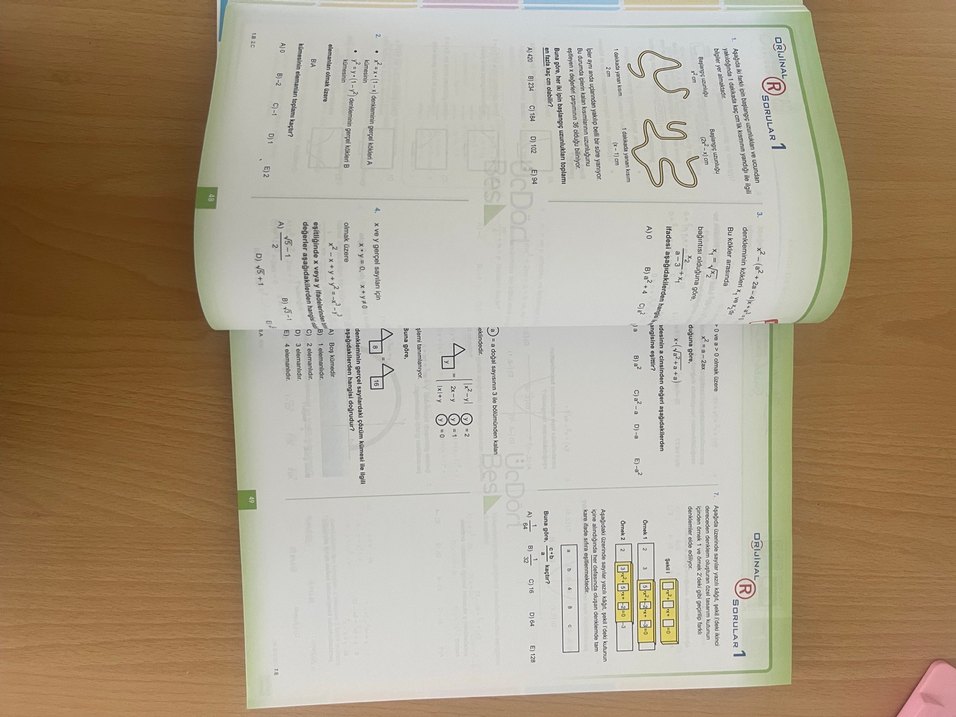 AYT Matematik Soru Bankası Konu Anlatımlı ÜÇDÖRTBEŞ YAYINLARI - Görsel 3