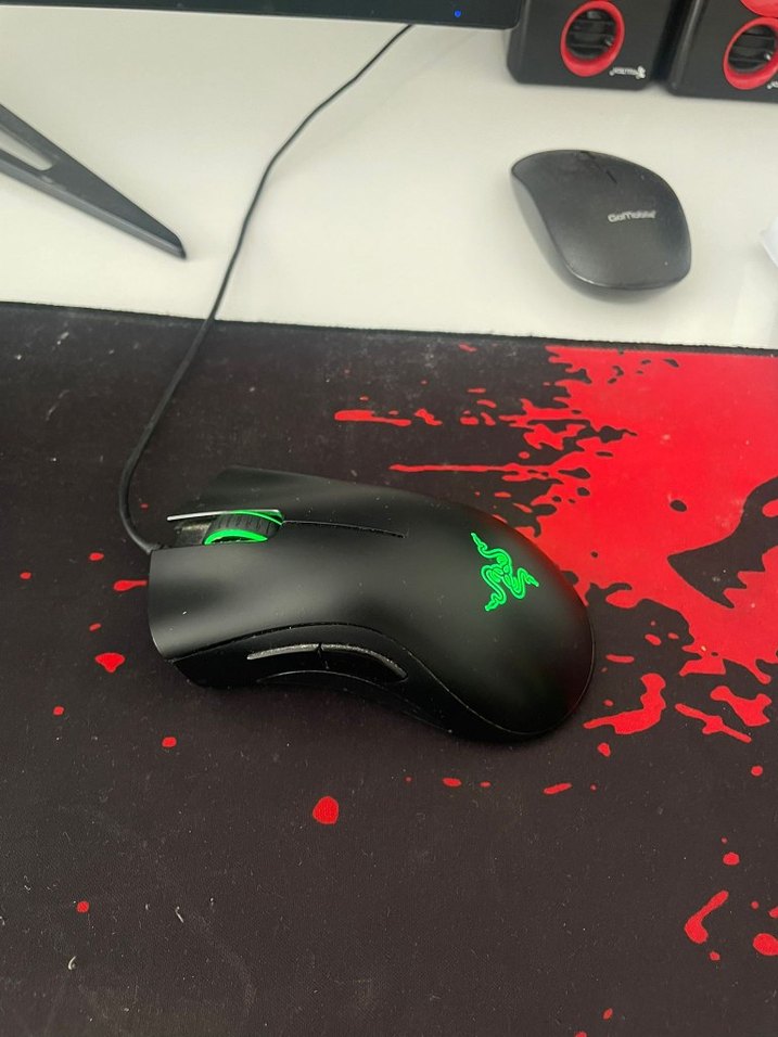 Kablolu Siyah Razer Oyuncu Mouse - Görsel 2