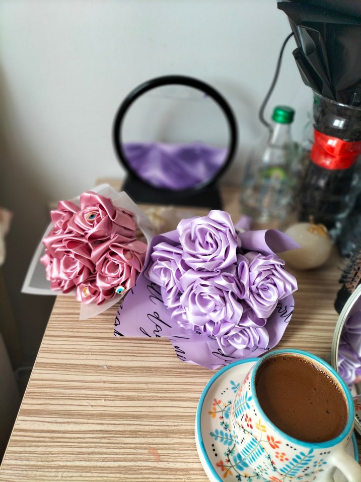 Saten Gül Buketi - Görsel 2