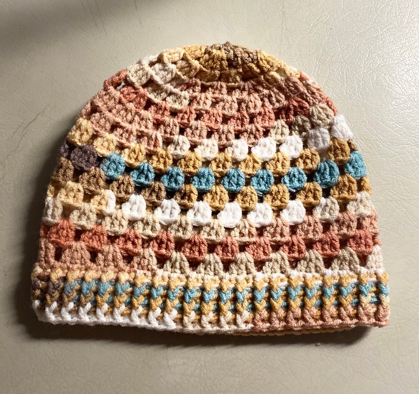 Pastel Renkli Örgü Bohem Kadın Bere - Görsel 2