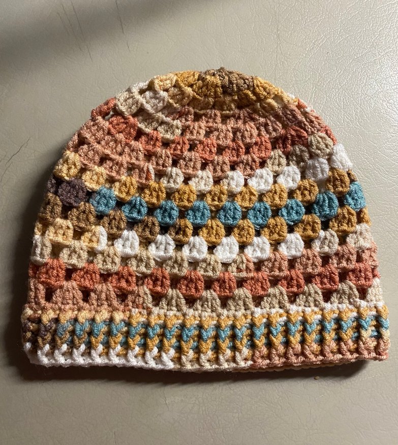 Pastel Renkli Örgü Bohem Kadın Bere - Görsel 3