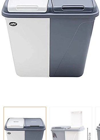 Gri ve Beyaz Çift Bölmeli - Görsel 3