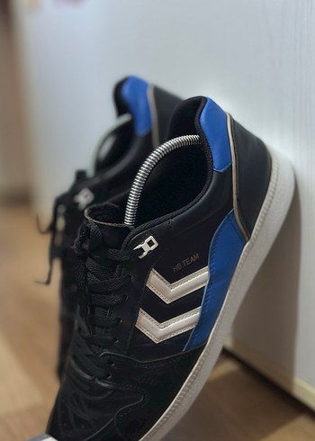 Hummel Lacivert Spor Ayakkabı Velcro Detaylı - Görsel 3