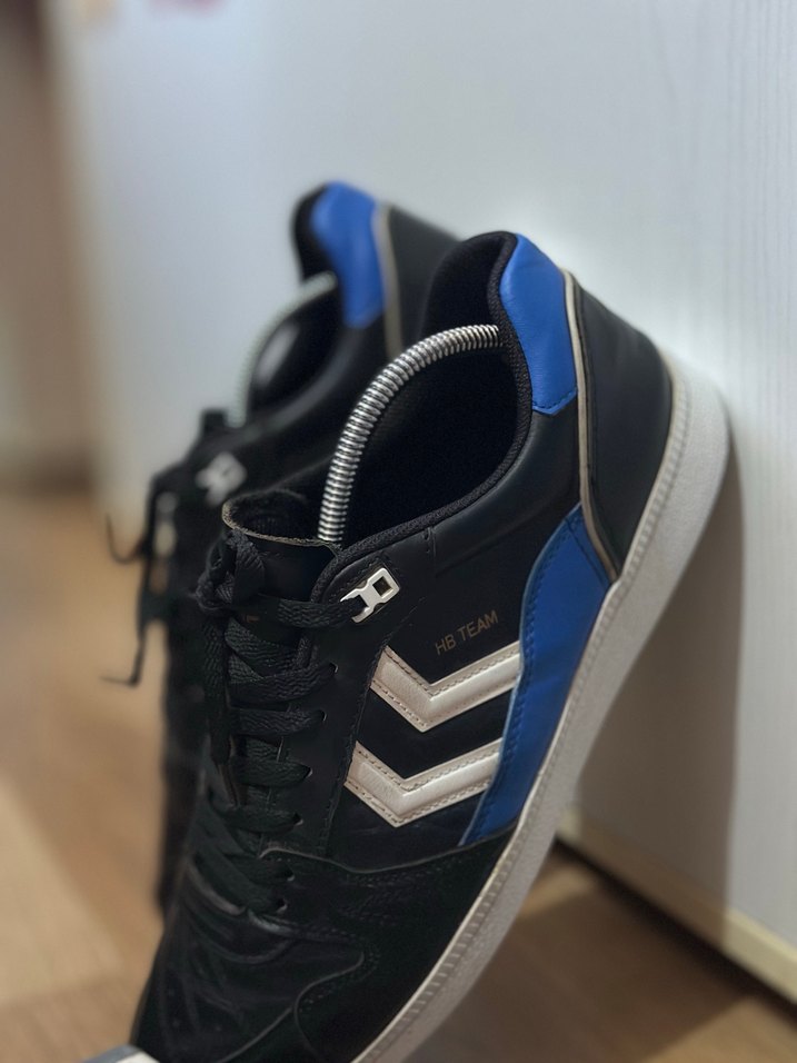 Hummel Lacivert Spor Ayakkabı Velcro Detaylı - Görsel 3