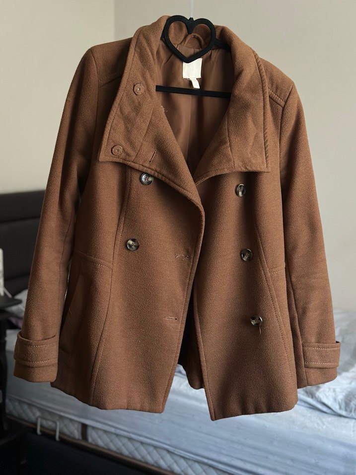 H&M Kadın Kaşe Kaban - Görsel 4