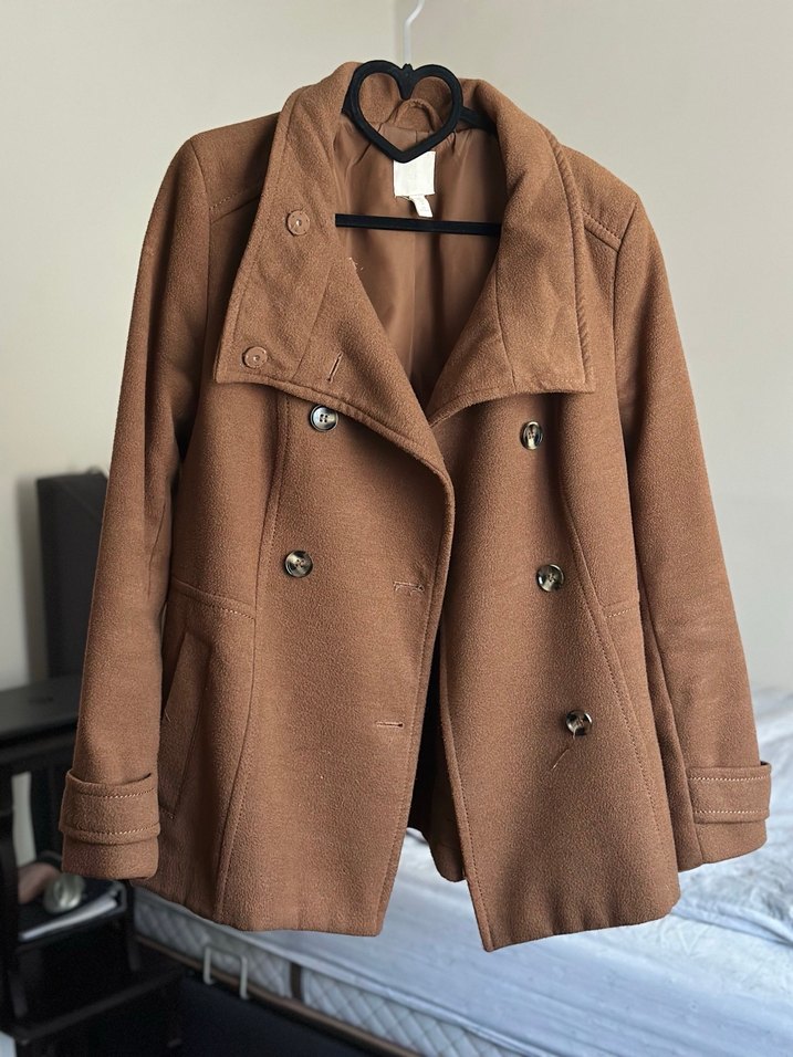 H&M Kadın Kaşe Kaban - Görsel 2