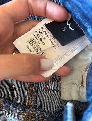 s Beden mavi Renk Ltb Mini Şort