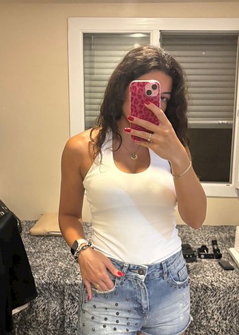 36 Beden Pull&Bear Jean Mini Şort