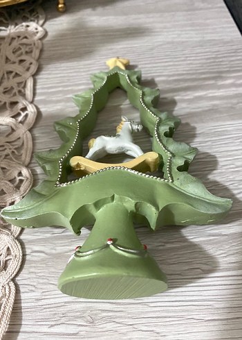 Yeşil Yılbaşı Atlı Karınca Figürü - Görsel 3